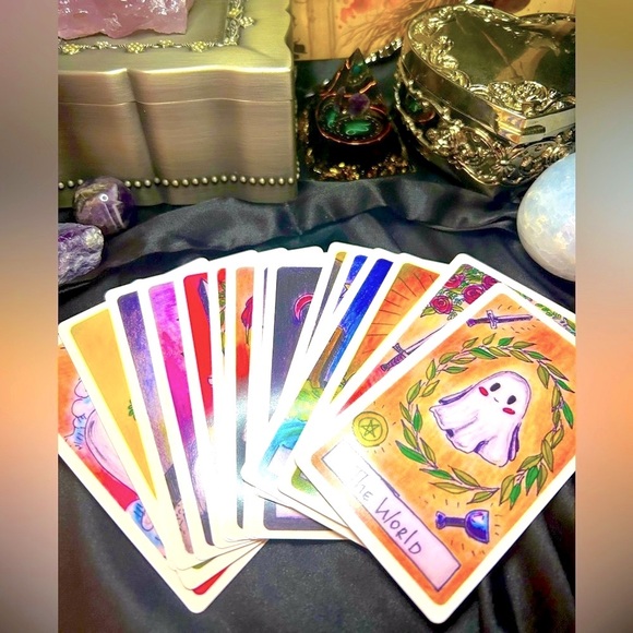 🔮Bundle🔮The Cute Ghost Tarot by Moon Child Tarot Bundle - Picture 5 of 10